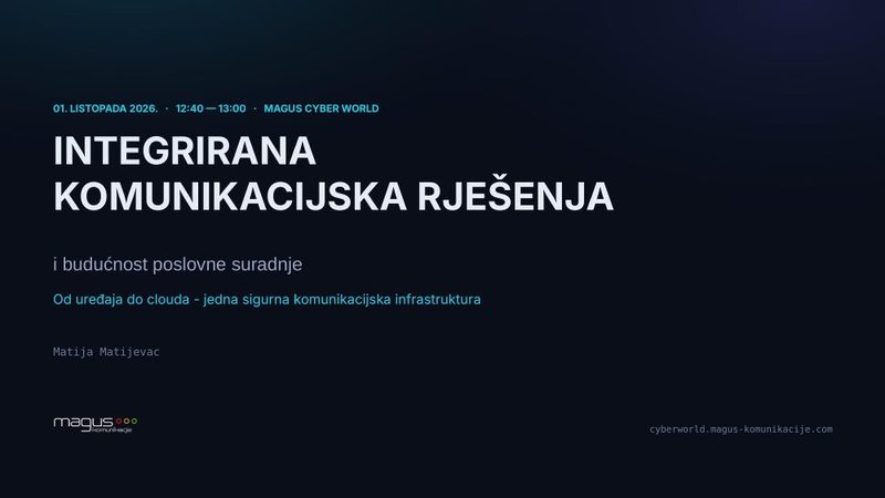 Naslovni slajd: Integrirana komunikacijska rješenja